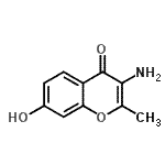 CAS 登录号：742008-52-2， 3-氨基-7-羟基-2-甲基-4H-苯并吡喃-4-酮