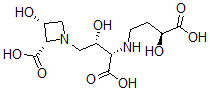 CAS#: 74235-23-7， (2S,3R)-1-[(2S,3S)-3-[[(3S)-3,4-Dihydroxy-4-Oxobutyl]Amino]-2,4-Dihydroxy-4-Oxobutyl]-3-Hydroxyazetidine-2-Carboxylic Acid