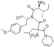 CAS#: 74245-26-4， (2S)-2-Amino-N-[(2S,3S)-2-Amino-3-Methylpentanoyl]-2-(3,6-Dihydro-2H-Pyridine-1-Carbonyl)-N-[(2R)-1-(4-Methoxyphenyl)-3-Oxopropan-2-Yl]-4-Methylpentanamide