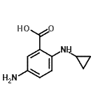 CAS#: 742652-85-3， 5-Amino-2-(cyclopropylamino)benzoic acid