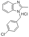 CAS#: 74298-63-8， 3-[(4-Chlorophenyl)Methyl]-2-Methyl-1H-Benzimidazol-3-Ium Chloride