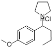 CAS#: 74332-80-2， 1-[1-(4-Methoxyphenyl)Butyl]-Pyrrolidine Hydrochloride (1:1)