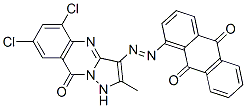 CAS#: 74336-60-0， 1-[(2E)-2-(5,7-Dichloro-2-Methyl-9-Oxopyrazolo[5,1-b]Quinazolin-3-Ylidene)Hydrazinyl]Anthracene-9,10-Dione