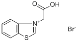 structure of CAS# 74385-09-4, 3-(Carboxymethyl)Benzothiazolium Bromide;3-(CARBOXYMETHYL)BENZOTHIAZOLIUM BROMIDE 97+%;3-(CARBOXYMETHYL)BENZOTHIAZOLIUM BROMIDE;N-CARBOXYMETHYLBENZOTHIAZOLIUM BROMIDE