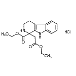 CAS#: 74406-12-5， Ethyl 1-(2-ethoxy-2-oxoethyl)-2,3,4,9-tetrahydro-1H-beta-carboline-1-carboxylate hydrochloride (1:1)