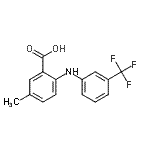 CAS#: 744149-01-7， 5-Methyl-2-{[3-(trifluoromethyl)phenyl]amino}benzoic acid