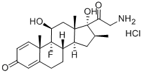 CAS#: 744254-11-3， 21-Amino-9-Fluoro-11beta,17alpha-Dihydroxy-16beta-Methylpregna-1,4-Diene-3,20-Dione Hydrochloride