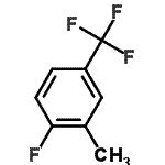 structure of CAS# 74483-52-6, 1-Fluoro-2-methyl-4-(trifluoromethyl)benzene;2-Fluoro-5-(trifluoromethyl)toluene;4-Bromo-2-(thiomethyl)thiazole;4-Fluoro-3-methylbenzotrifluoride