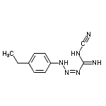 CAS#: 744949-94-8， (1Z)-N-Cyano-3-(4-ethylphenyl)-1-triazene-1-carboximidamide