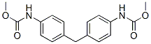 structure of CAS# 7450-63-7, N,N'-(Methylenedi-4,1-Phenylene)Bis-Carbamic Acid C,C'-Dimethyl Ester;N-[4-[[4-(Methoxycarbonylamino)Phenyl]Methyl]Phenyl]Carbamic Acid Methyl Ester;N-[4-[4-(Carbomethoxyamino)Benzyl]Phenyl]Carbamic Acid Methyl Ester;Dimethyl (Methylenedi-4,1-Phenylene)Biscarbamate