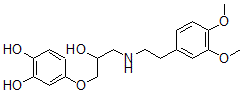 CAS#: 74513-77-2， 4-[3-[2-(3,4-Dimethoxyphenyl)Ethylamino]-2-Hydroxypropoxy]Benzene-1,2-Diol