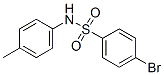 structure of CAS# 7454-58-2, 4-Bromo-4'-Methylbenzenesulfonanilide;Nsc6962;Wln: Er C1 Dmswr;P-Benzenesulfonotoluidide, 4-Bromo-