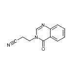 CAS#: 7455-91-6， 3-(4-Oxo-3(4H)-quinazolinyl)propanenitrile