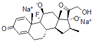 CAS#: 7460-03-9， Disodium (8S,9R,10S,11S,13S,14S,16S,17R)-9-Fluoro-17-(2-Hydroxyacetyl) -10,13,16-Trimethyl-3-Oxo-6,7,8,11,12,14,15,16-Octahydrocyclopenta[a]Phenanthrene-11,17-Diolate