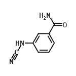 CAS#: 74615-43-3， 3-(Cyanoamino)benzamide
