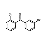 结构式 CAS# 746651-76-3, (2-溴苯基)(3-溴苯基)甲酮