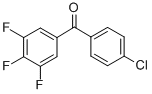 structure of CAS# 746651-96-7, 4-Chloro-3',4',5'-Trifluorobenzophenone;4-CHLORO-3',4',5'-TRIFLUOROBENZOPHENONE