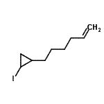 CAS 登录号：74685-40-8， 1-(5-己烯-1-基)-2-碘环丙烷