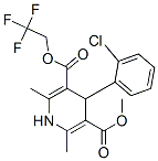 CAS#: 74687-14-2， O5-Methyl O3-(2,2,2-Trifluoroethyl) 4-(2-Chlorophenyl)-2,6-Dimethyl-1,4-Dihydropyridine-3,5-Dicarboxylate