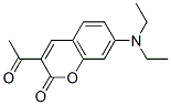 结构式 CAS# 74696-96-1, 3-乙酰基-7-二乙基氨基苯并吡喃-2-酮