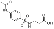 structure of CAS# 7478-88-8, 3-[(4-Acetamidophenyl)Sulfonylamino]Propanoic Acid;3-[(4-Acetamidophenyl)Sulfonylamino]Propionate;Zinc00216088