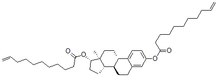 CAS#: 74798-17-7， [(8R,9S,13S,14S,17S)-13-Methyl-17-Undec-10-Enoyloxy-6,7,8,9,11,12,14,15,16,17-Decahydrocyclopenta[a]Phenanthren-3-Yl] Undec-10-Enoate