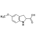 CAS#: 748090-00-8， 5-Methoxy-2-indolinecarboxylic acid