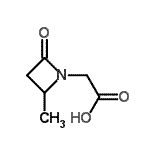 CAS#: 748097-11-2， (2-Methyl-4-oxo-1-azetidinyl)acetic acid