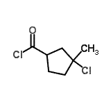 CAS#: 74819-87-7， 3-Chloro-3-methylcyclopentanecarbonyl chloride