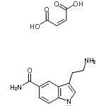 structure of CAS# 74885-72-6, 3-(2-Aminoethyl)-1H-indole-5-carboxamide (2Z)-2-butenedioate (1:1);[74885-09-9];5-Carboxamidotryptamine hemiethanolate maleate salt;5-Carboxamidotryptamine maleate