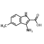 CAS#: 749153-50-2， 3-Amino-5-methyl-1H-indole-2-carboxylic acid