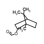 CAS#: 7492-41-3， 1,7,7-Trimethylbicyclo[2.2.1]hept-2-yl formate
