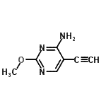 CAS#: 74954-62-4， 5-Ethynyl-2-methoxy-4-pyrimidinamine