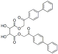 CAS#: 7497-84-9， Bis[2-Oxo-2-(4-Phenylphenyl)Ethyl] 2,3-Dihydroxybutanedioate