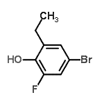 CAS#: 749929-49-5， 4-Bromo-2-ethyl-6-fluorophenol