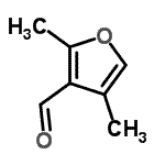 CAS#: 75002-34-5， 2,4-Dimethyl-3-furaldehyde