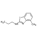 CAS#: 75104-98-2， 4-Methyl-N-propyl-1,3-benzothiazol-2-amine
