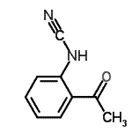 CAS#: 75106-14-8， (2-Acetylphenyl)cyanamide