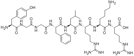 CAS 登录号：75106-72-8， 酪氨酰-甘氨酰-甘氨酰-苯丙氨酰-亮氨酰-精氨酰-赖氨酰-精氨酸
