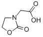 structure of CAS# 75125-23-4, (2-Oxo-1,3-Oxazolidin-3-Yl)Acetic Acid;(2-Oxo-1,3-Oxazolidin-3-Yl)Acetic Acid(SALTDATA: FREE);(2-OXO-1,3-OXAZOLIDIN-3-YL)ACTETIC ACID