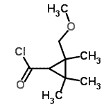 CAS#: 75145-29-8， 2-(Methoxymethyl)-2,3,3-trimethylcyclopropanecarbonyl chloride