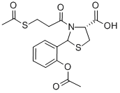 CAS#: 75147-56-7， 2-(2-Acetyloxyphenyl)-3-(3-Acetylsulfanylpropanoyl)-1,3-Thiazolidine-4-Carboxylic Acid