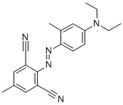 CAS#: 75198-96-8， 2-[[4-(Diethylamino)-2-Methylphenyl]Azo]-5-Methylbenzene-1,3-Dicarbonitrile