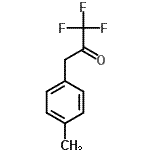 结构式 CAS# 75199-80-3, 1,1,1-三氟-3-(4-甲基苯基)丙酮