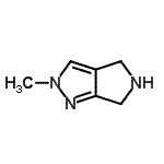 CAS#: 752176-43-5， 2-Methyl-2,4,5,6-tetrahydropyrrolo[3,4-c]pyrazole