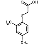 CAS#: 75243-12-8， [(2,4-Dimethylphenyl)sulfanyl]acetic acid