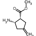 CAS#: 752980-83-9， Methyl (1R,2S)-2-amino-4-methylenecyclopentanecarboxylate