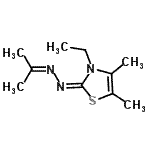 CAS#: 753011-75-5， (2E)-3-Ethyl-2-(isopropylidenehydrazono)-4,5-dimethyl-2,3-dihydro-1,3-thiazole