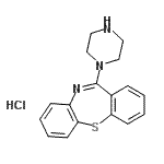 CAS 登录号：753475-15-9， 11-(1-哌嗪基)二苯并[b,f][1,4]硫氮杂卓盐酸盐(1:1)