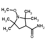 CAS#: 754130-76-2， 1-Methoxy-2,2,5,5-tetramethyl-3-pyrrolidinecarboxamide